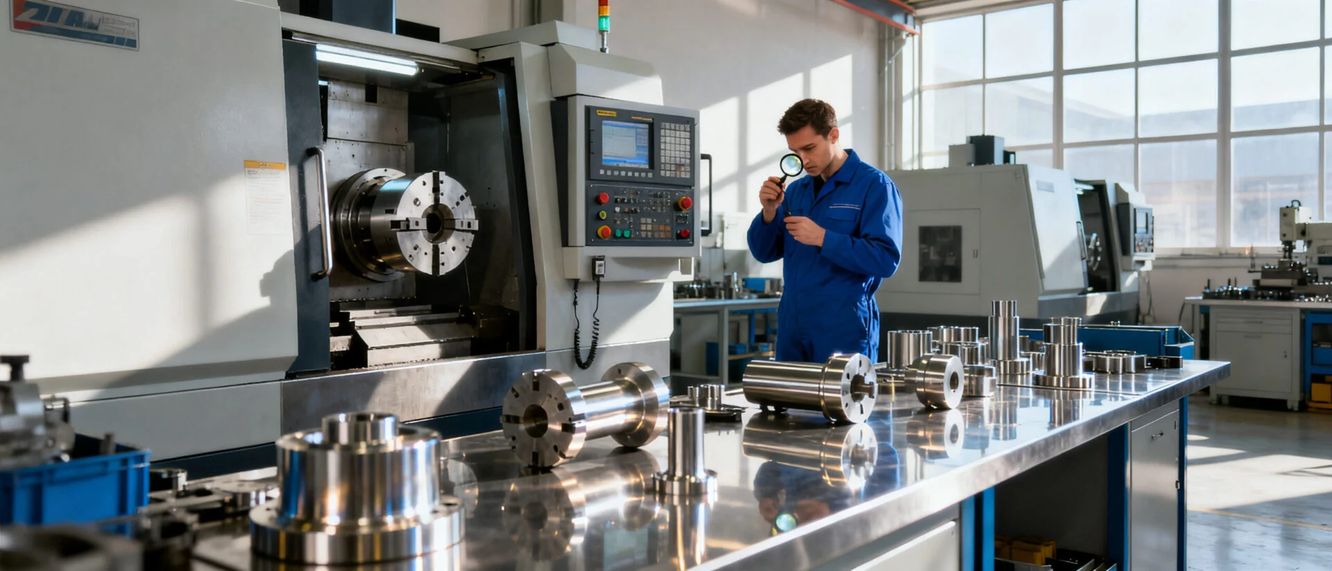 ProMach precision CNC machined parts and industrial manufacturing equipment