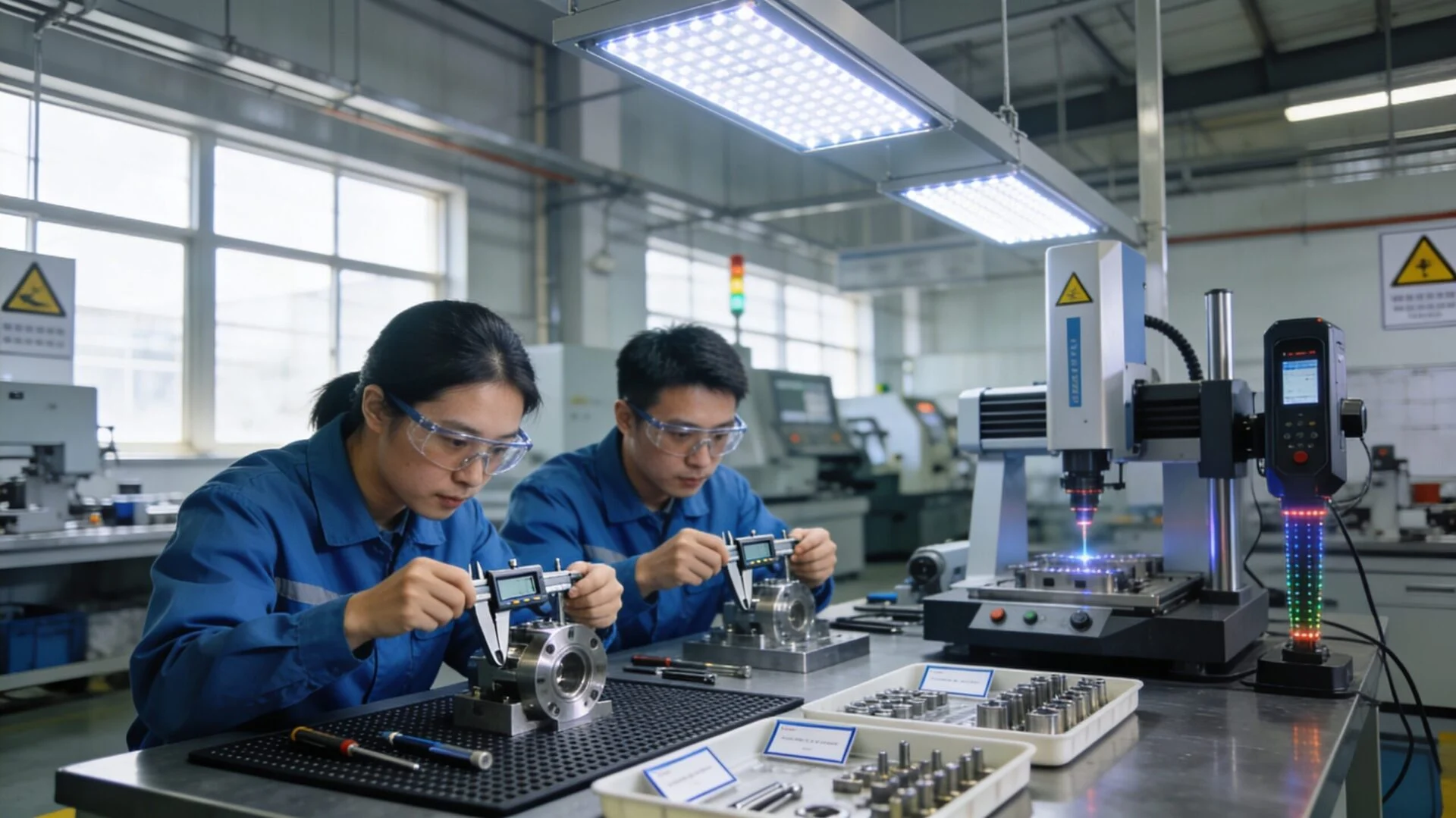 ProMach quality inspection process for high-precision CNC spare parts