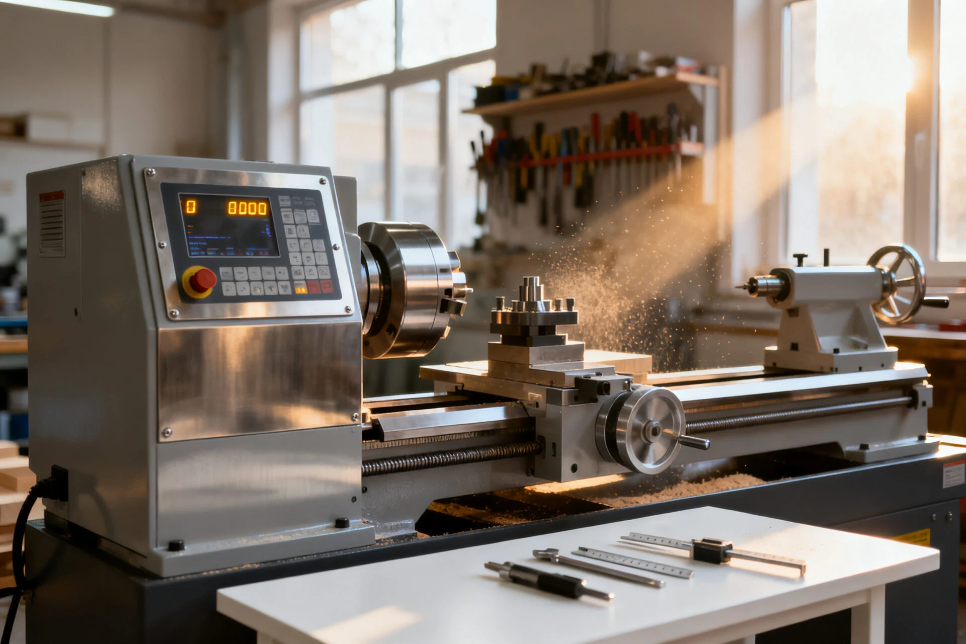 Single-Axis CNC Wood Lathe