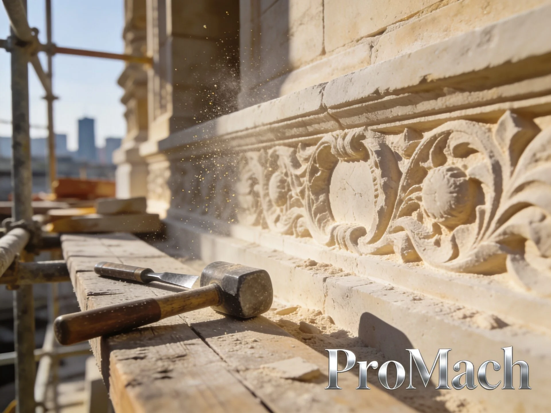 Stone cutting machine for architectural decorative carving