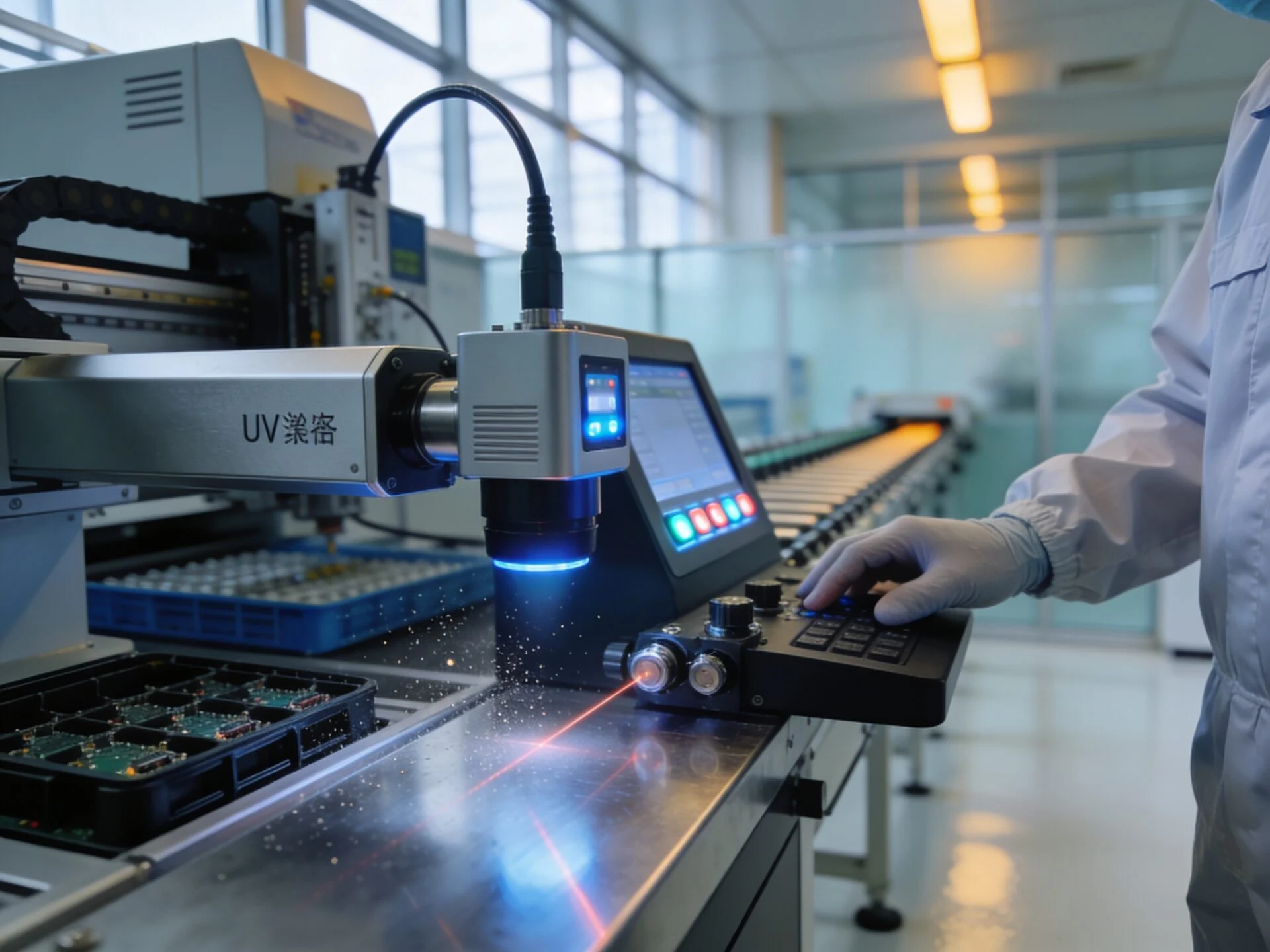 UV laser marking system