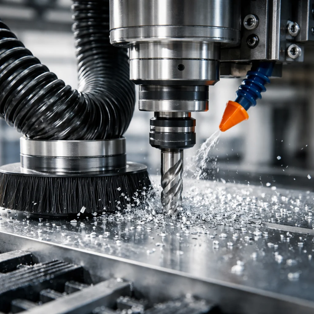 إعداد أدوات التقطيع CNC للألومنيوم وإدارة الرُّقائق