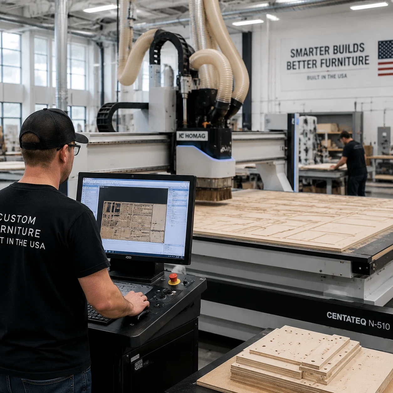 حالة مشروع ترقية راوتر CNC للأثاث الآلي