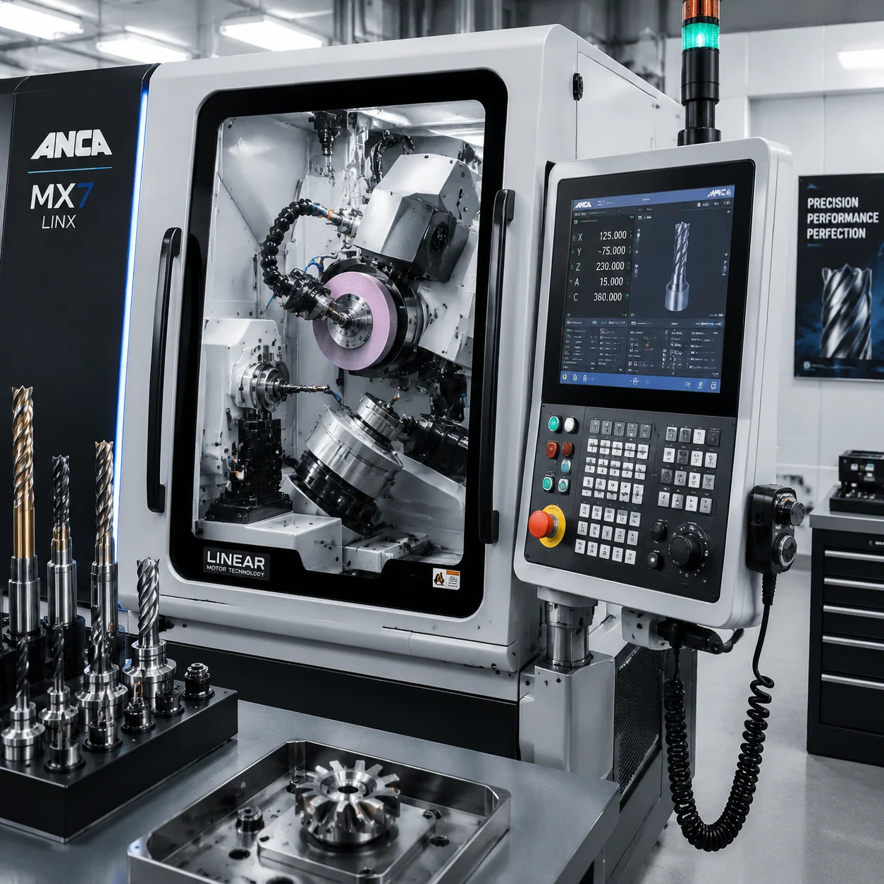 CNC Tool and Cutter Grinding Machine