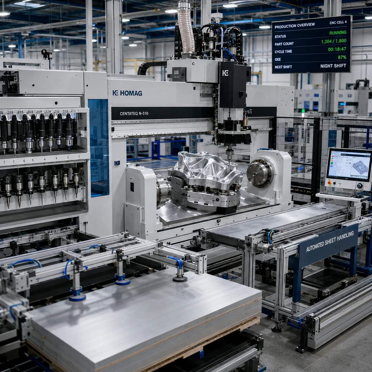 جهاز تقطيع CNC مؤتمت عالي المستوى
