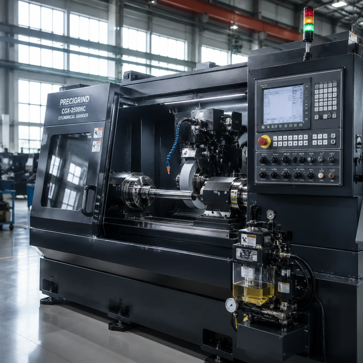 High-precision CNC grinding machine with advanced control systems