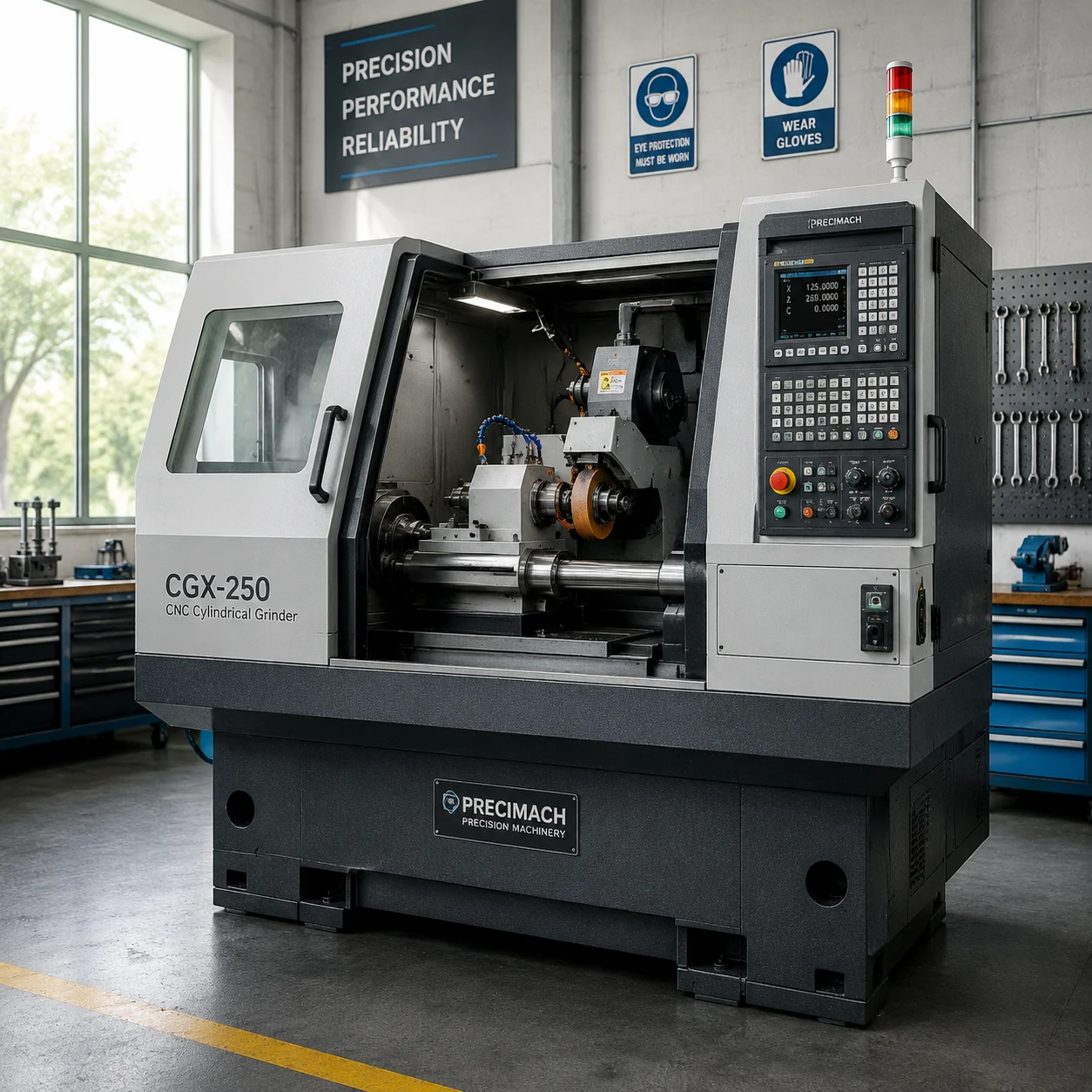 Precision CNC surface finishing equipment for industrial manufacturing applications
