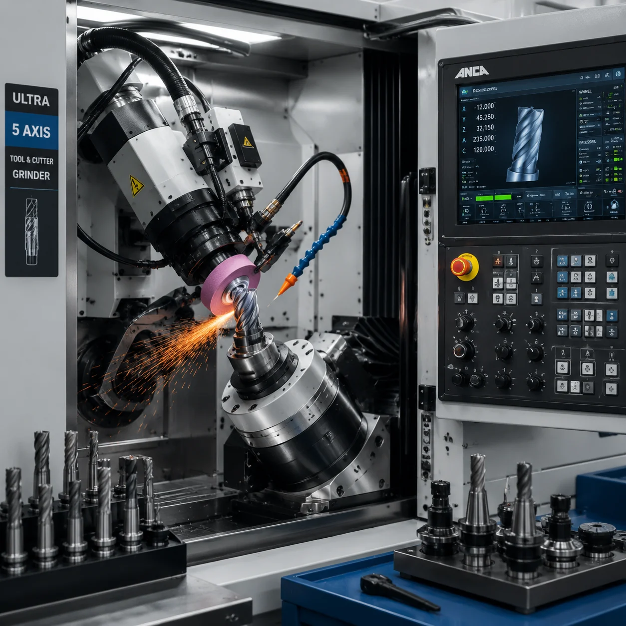 ProMach 3-axis CNC tool and cutter grinder