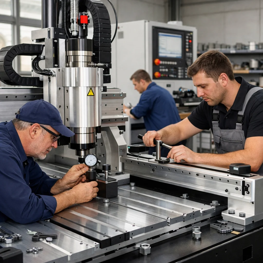 تجميع ومعايرة آلة CNC للألومنيوم من ProMach