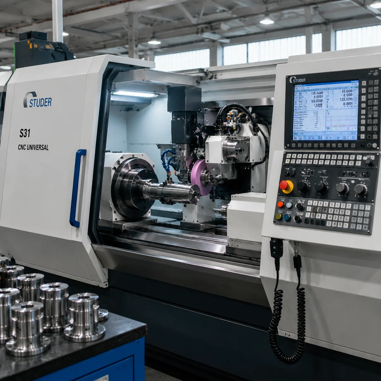 ProMach CNC Grinding Machine in Operation
