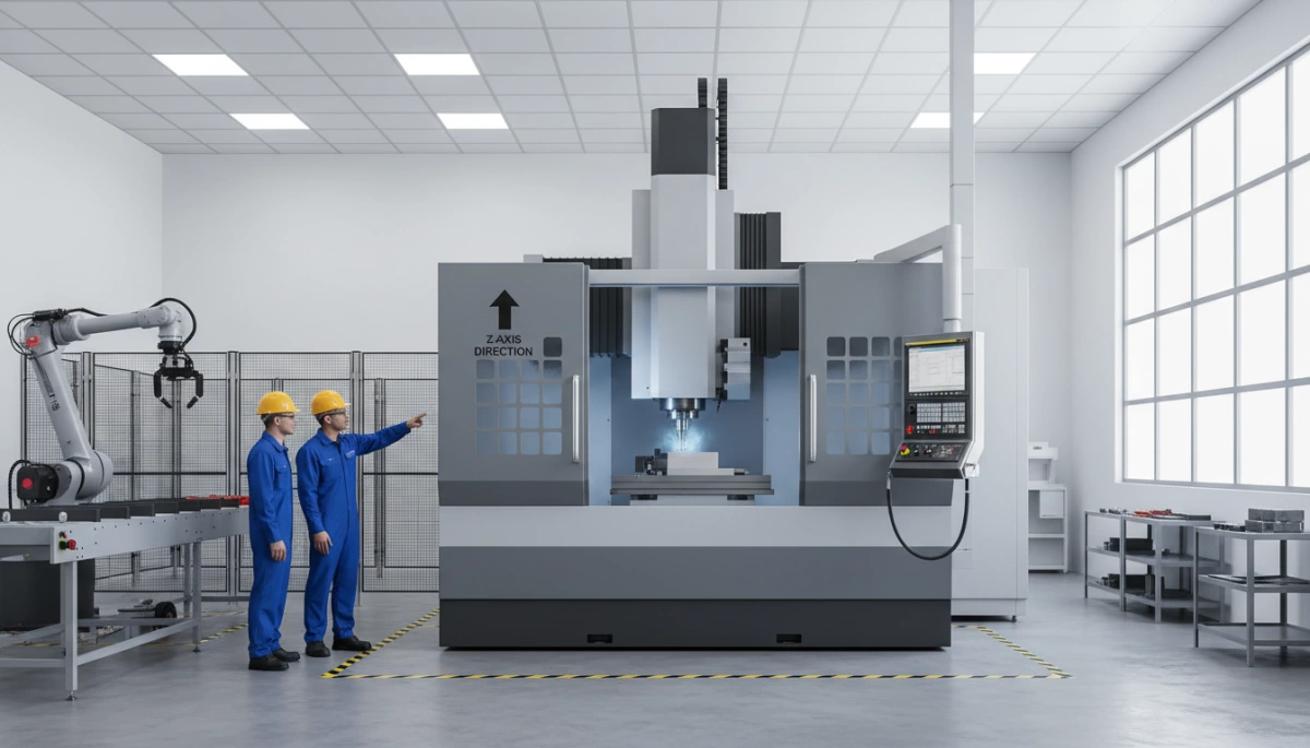 Direction of Z-Axis on CNC Machine