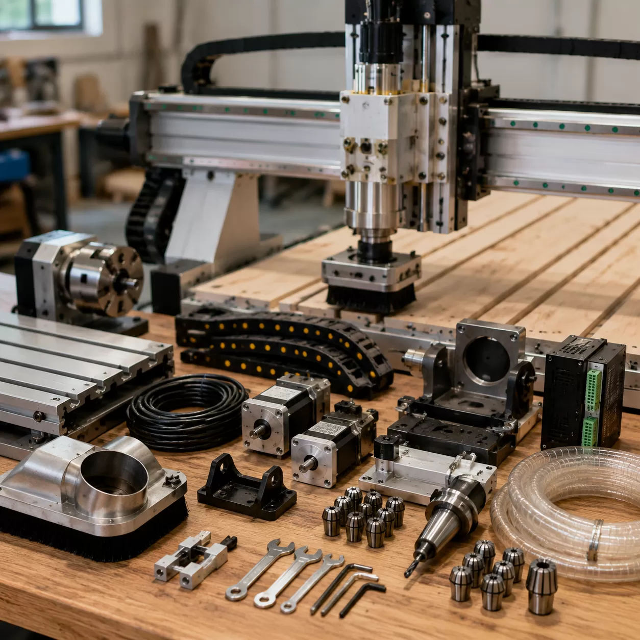1212 CNC Ahşap Router Yükseltmeler ve Aksesuarlar