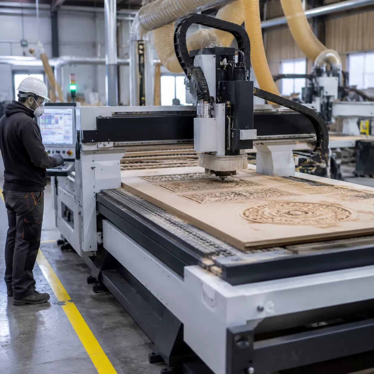 1530 CNC Wood Router with G-code & Automation