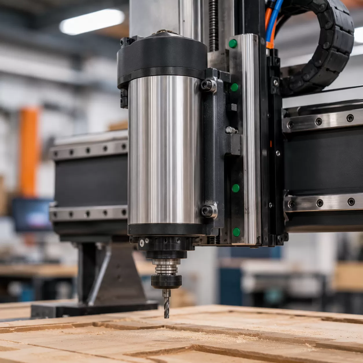 4x4 CNC Router High-Torque Spindle System
