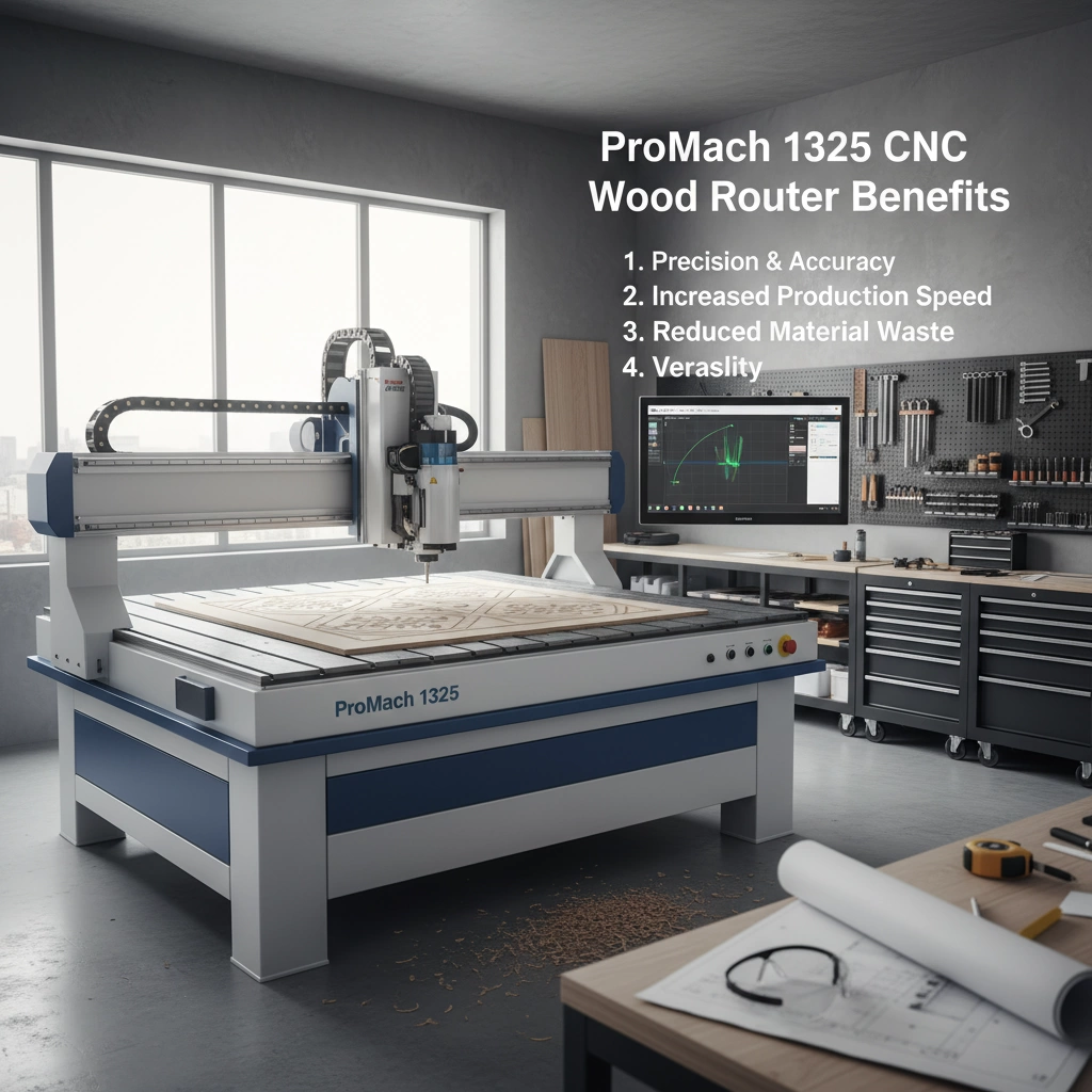 ProMach 1325 CNC Ahşap Frezeleme Makinesi Avantajları