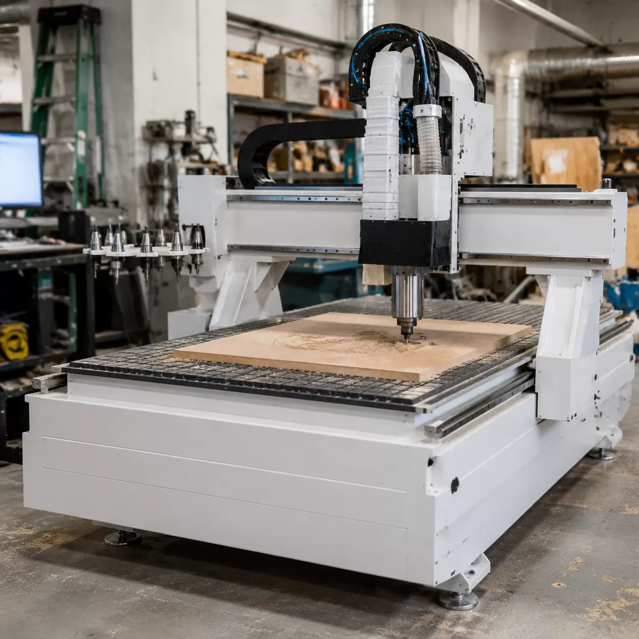 2x4 ft CNC router with ATC rigid motion