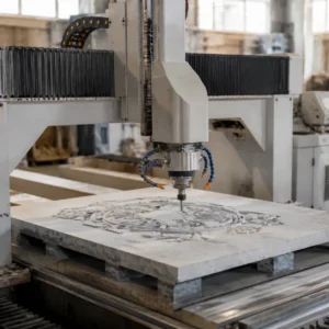 3D grawerowanie kamienia frezarką CNC rzeźbienie granitu, marmuru, reliefy, czcionki i kaligrafia na kamiennej płycie