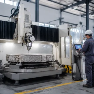 4-osiowa frezarka CNC do kamienia do grawerowania 3D na granicie i marmurze oraz pracy kolumnowej