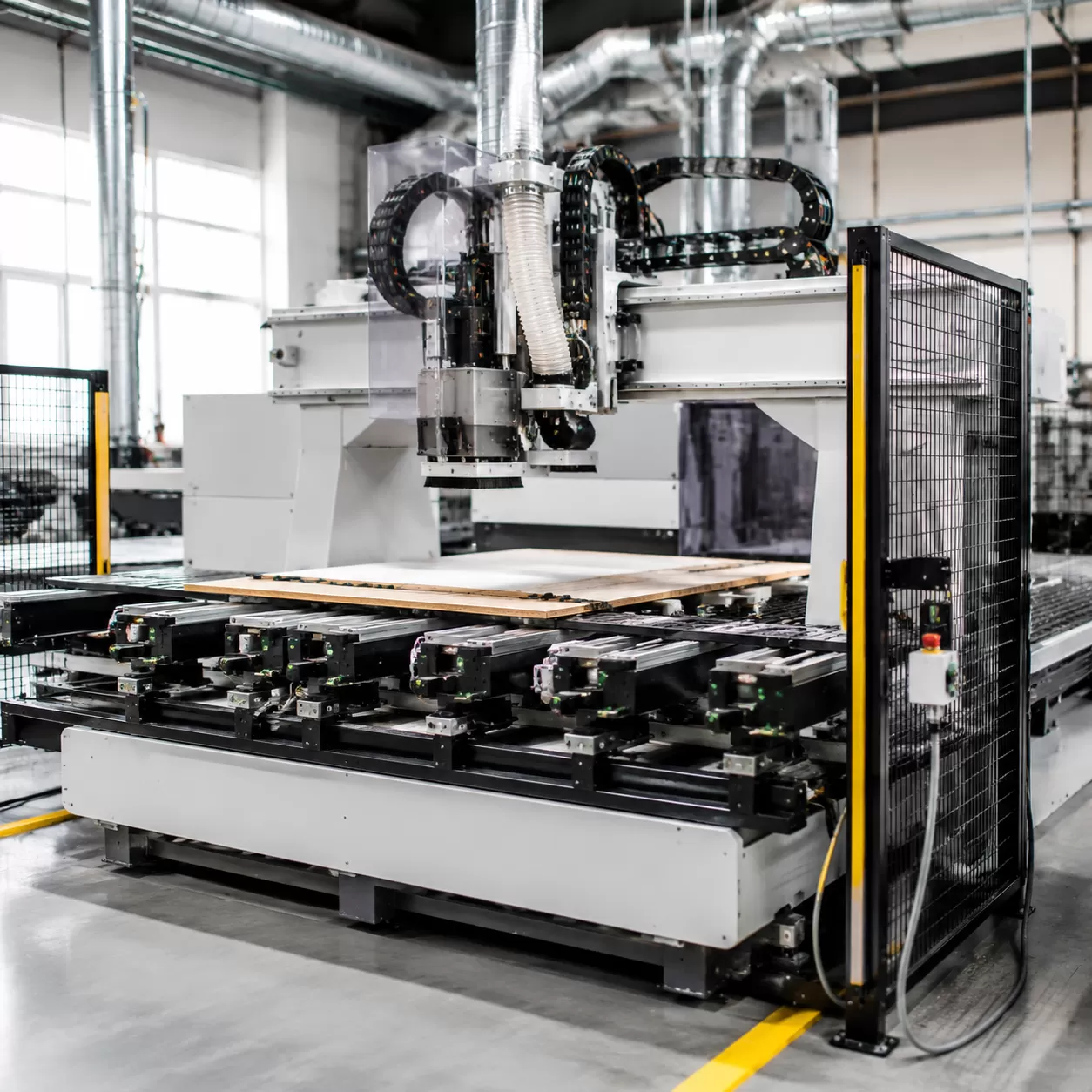 5 axis ATC CNC router with smart clamping and automation