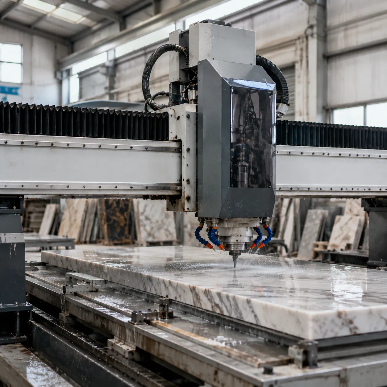 ATC CNC stone router environment solutions