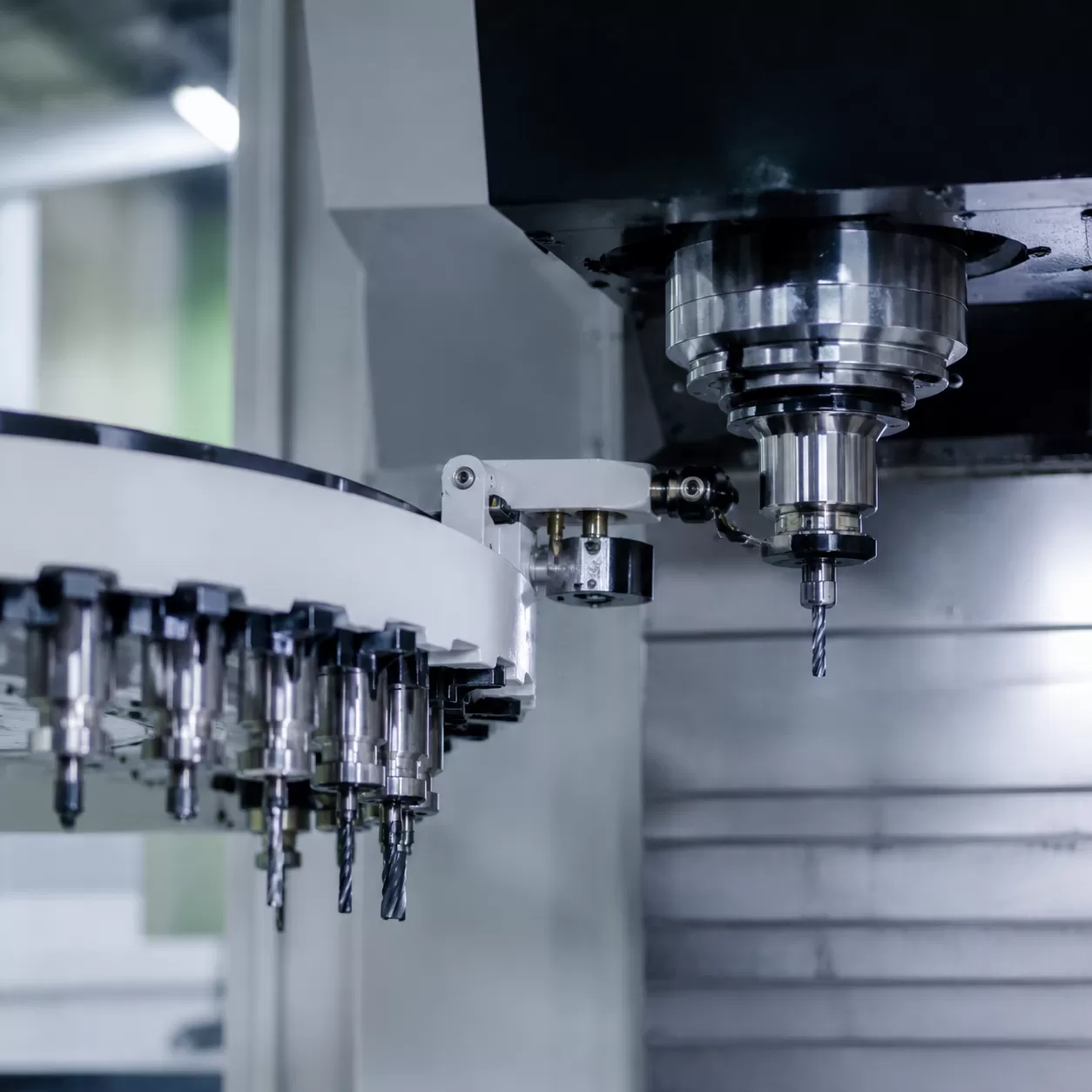 CNC Automatic Tool Changer Operation