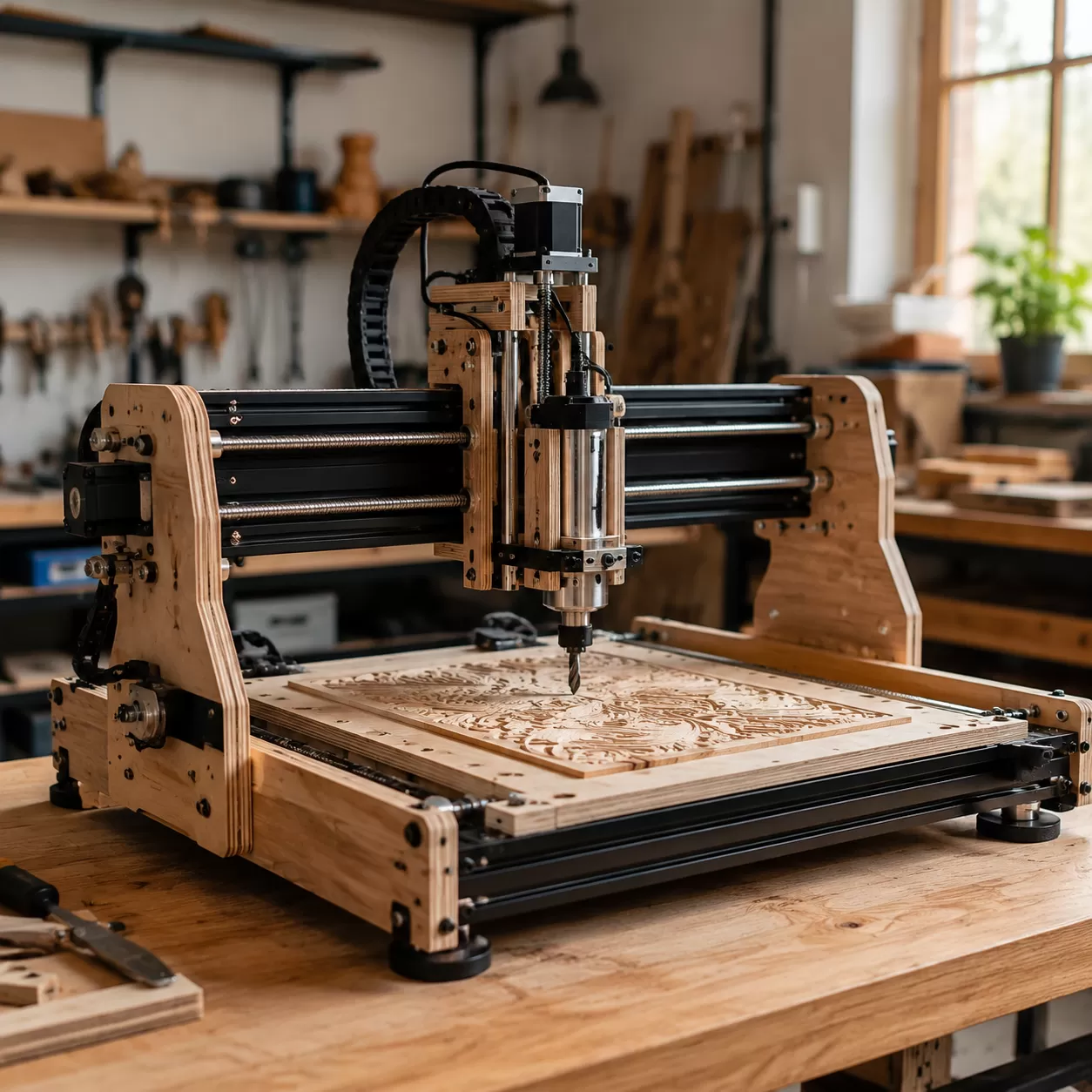 CNC-Fräser Holz-Kit mit Hochpräzisions-Antriebssystem