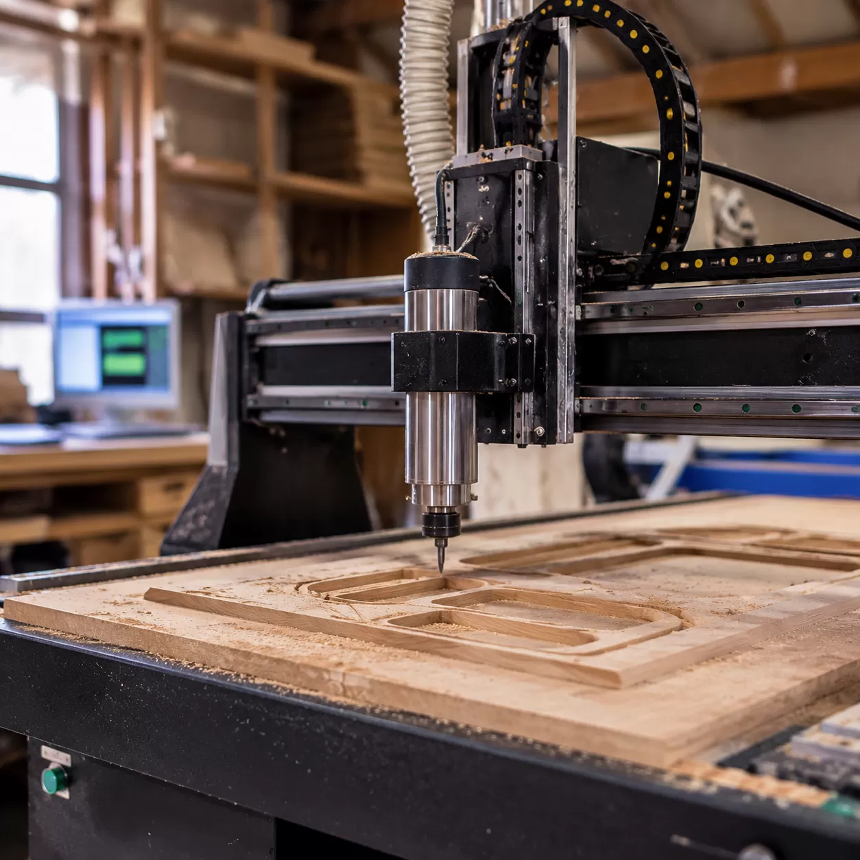 CNC Router for Wood and Plastic Cutting