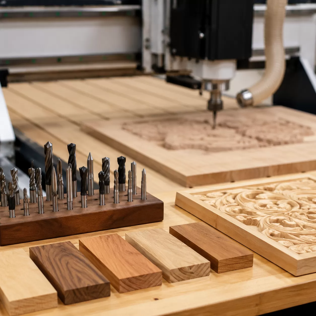 CNC Wood Carving Tool Selection and Material Tips