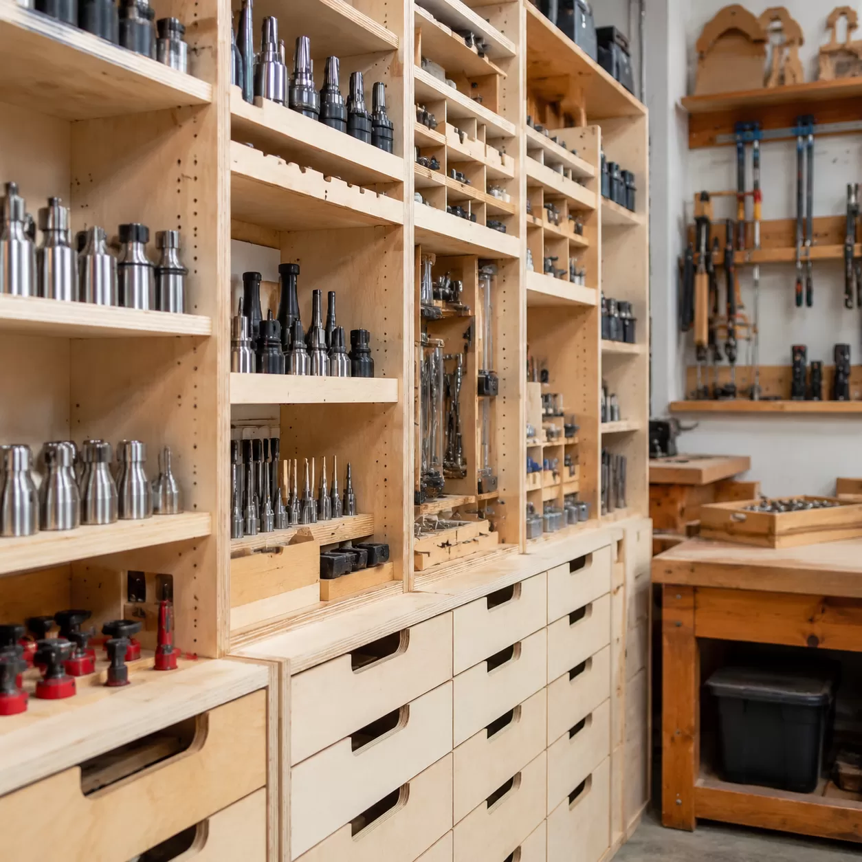 CNC Woodworking Workshop Storage & Accessories