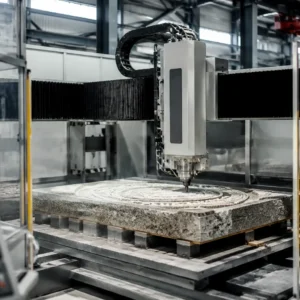 Maszyna do cięcia kamienia CNC router — 7kW chłodzony wodą wrzeciono do płyt granitowych i marmurowych