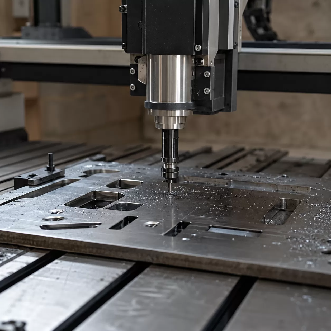 Can a CNC wood router cut steel