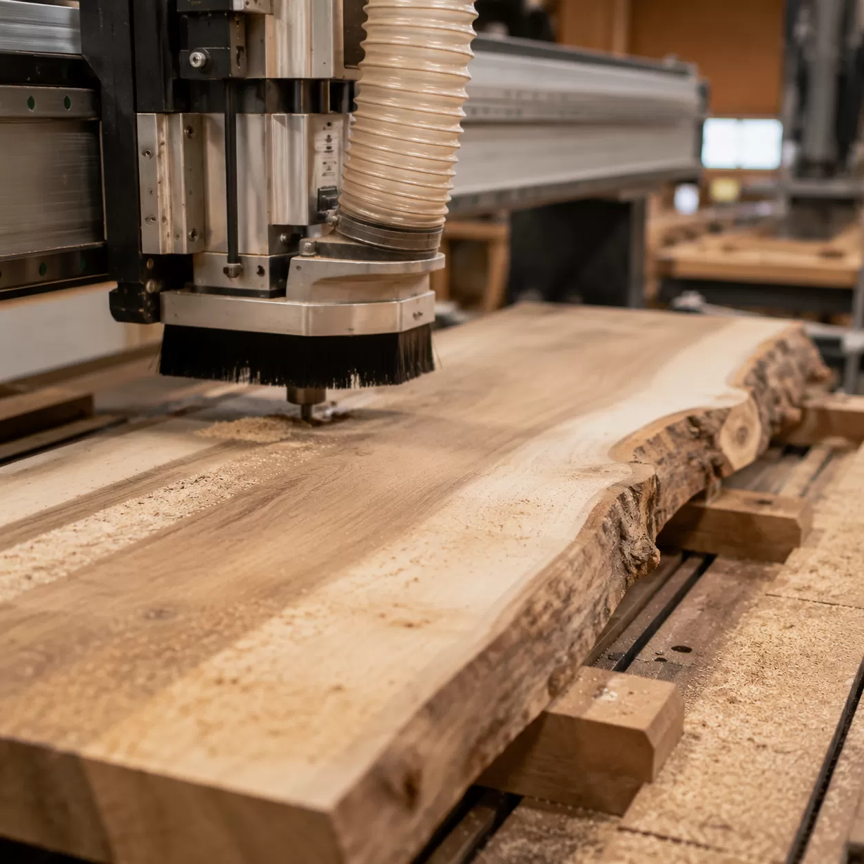 Holzglätten auf CNC-Fräsen und Oberflächenfinish