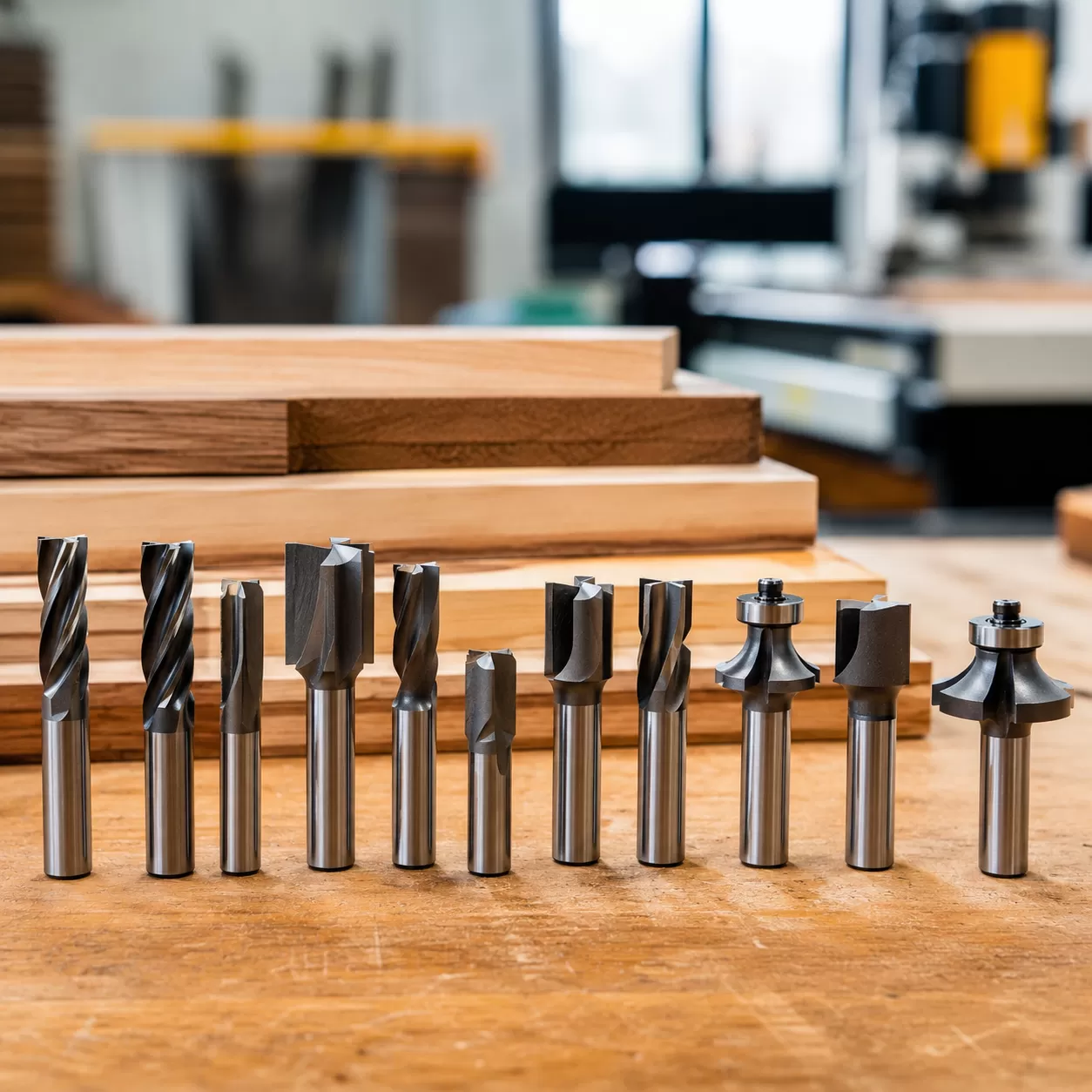 Hardwood CNC Router Bits Types and Geometries