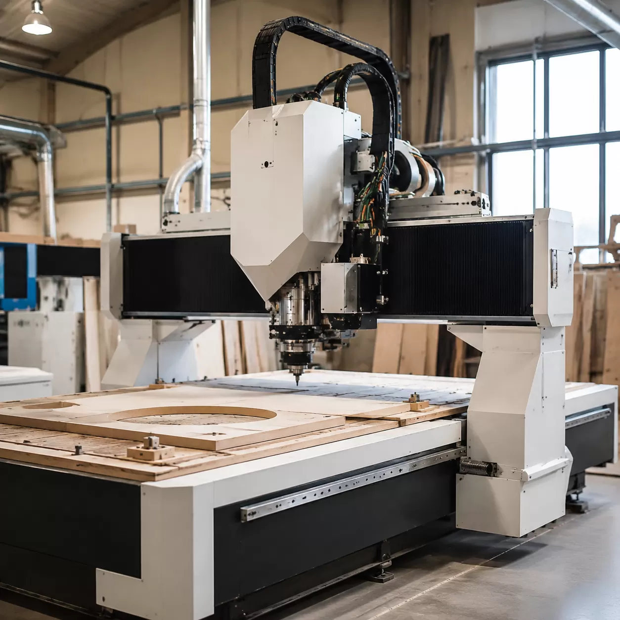 Heavy-Duty 5 Axis ATC CNC Router with Precision Engineering