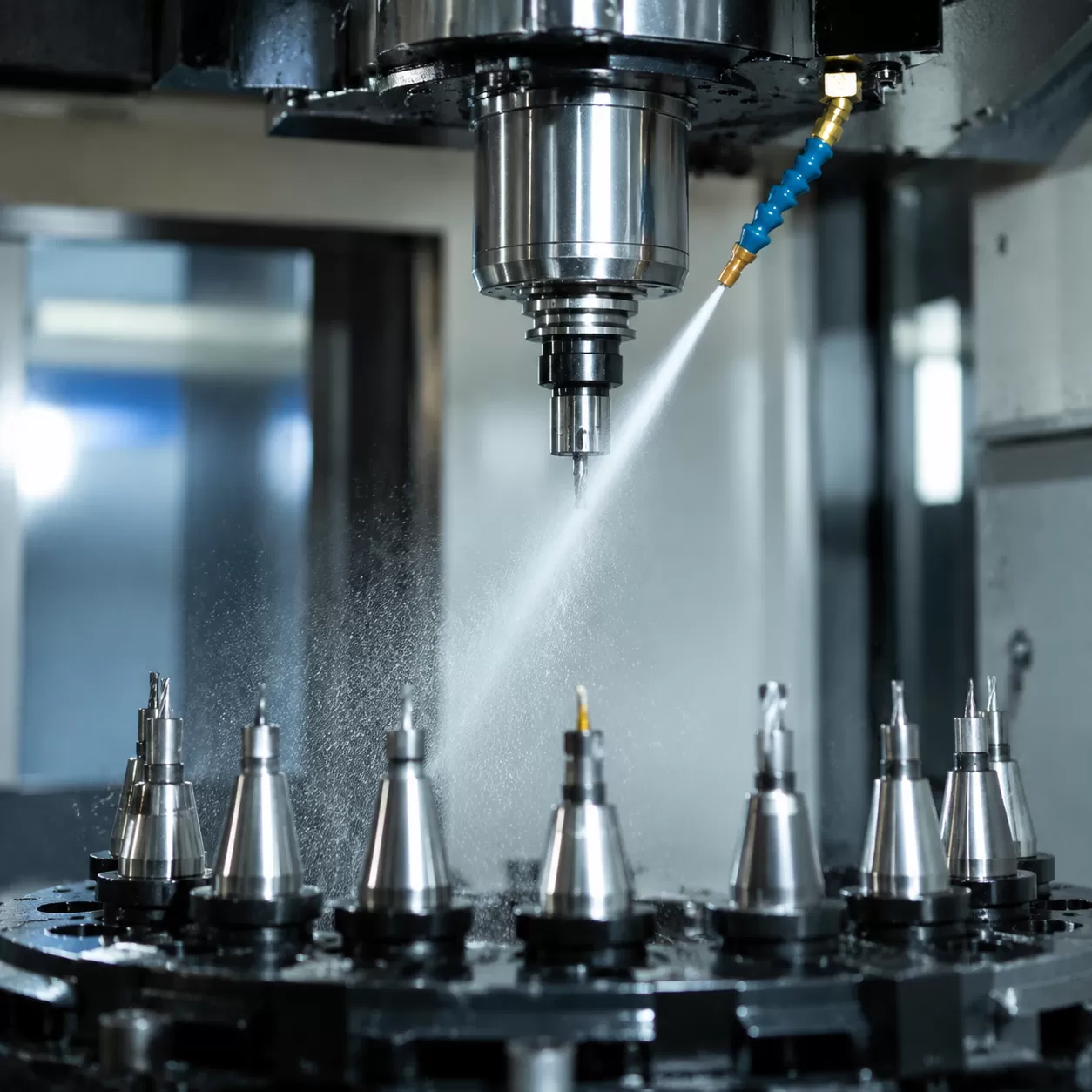 How CNC ATC Collet Air Purge Works