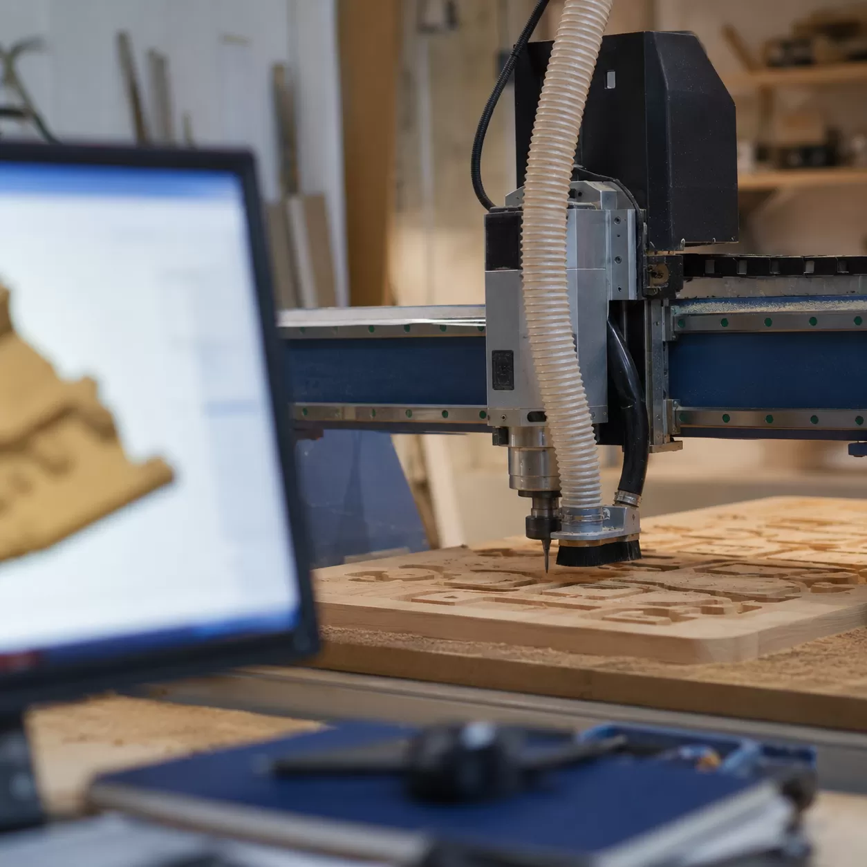 Wie CNC-Holzfräser funktionieren: CAD zu G-Code