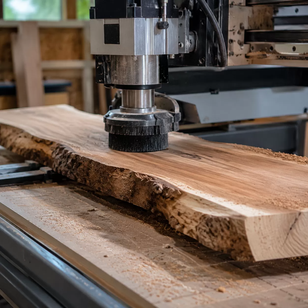 So glätten Sie Holz auf einer CNC-Fräse