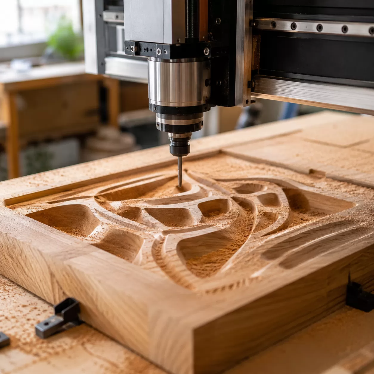 Wird eine CNC-Fräse Massivholz schneiden