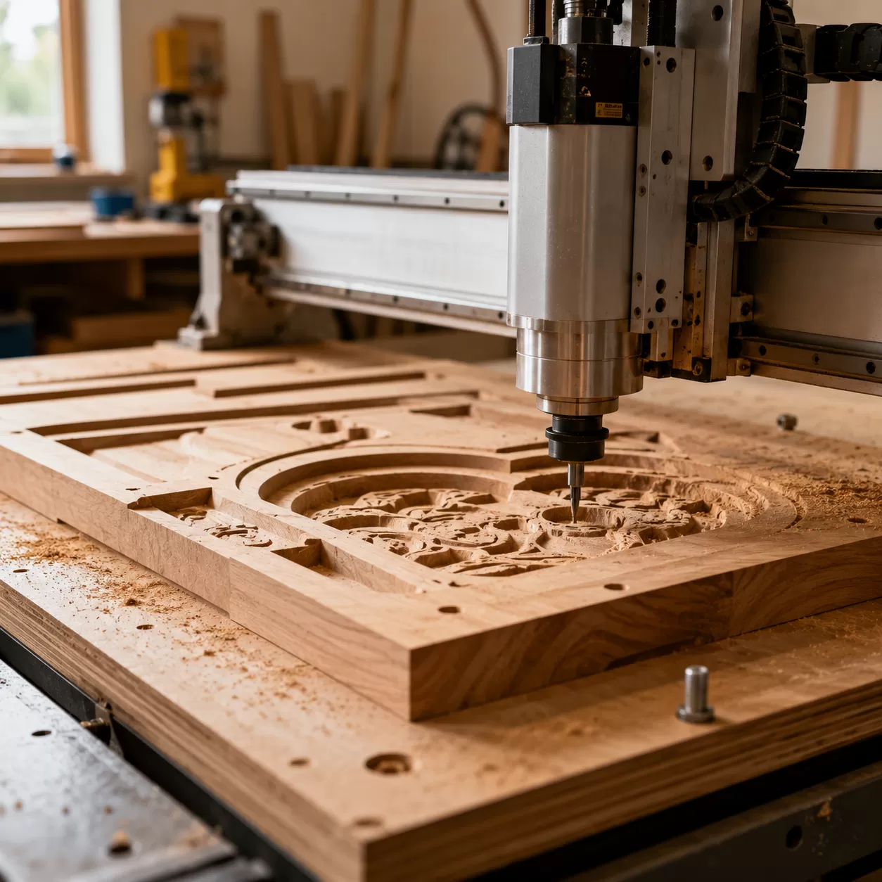 Wird eine CNC-Fräse Massivholz schneiden