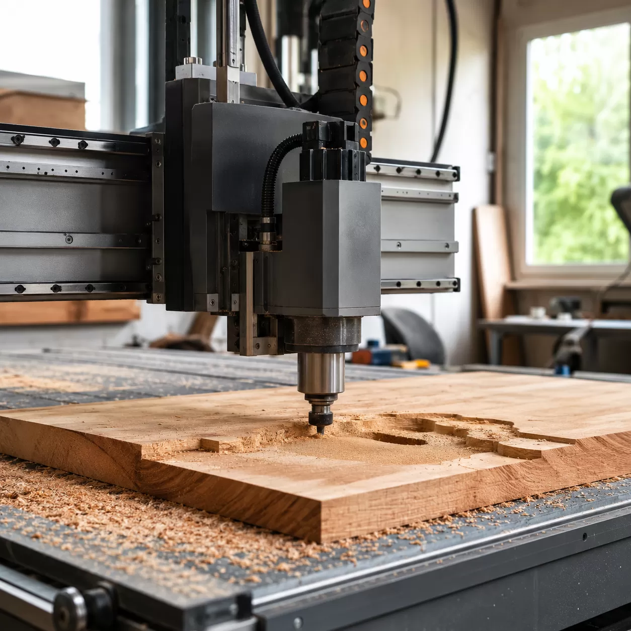 Wird eine CNC-Fräse Massivholz effizient schneiden