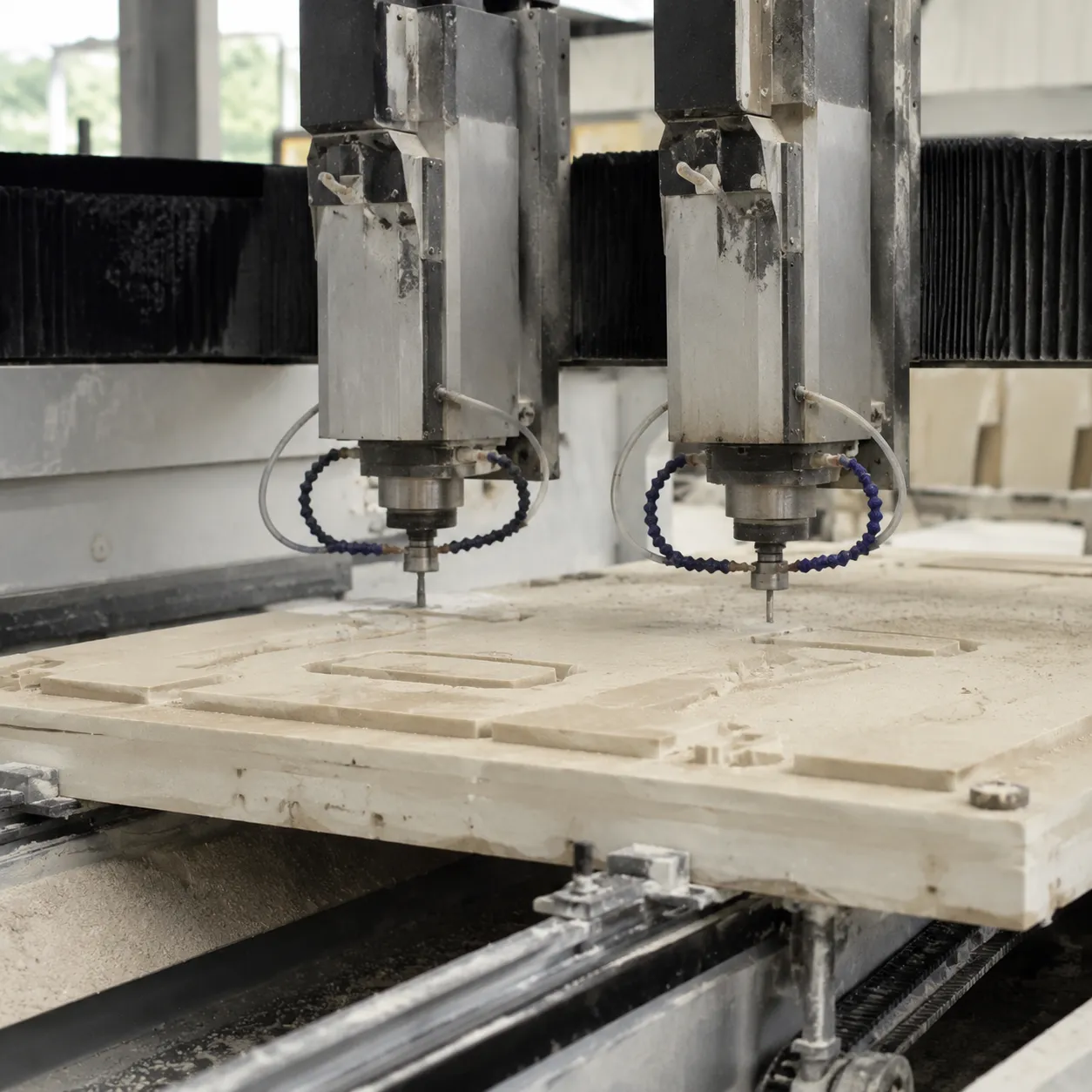 double head stone cnc router engineering highlights