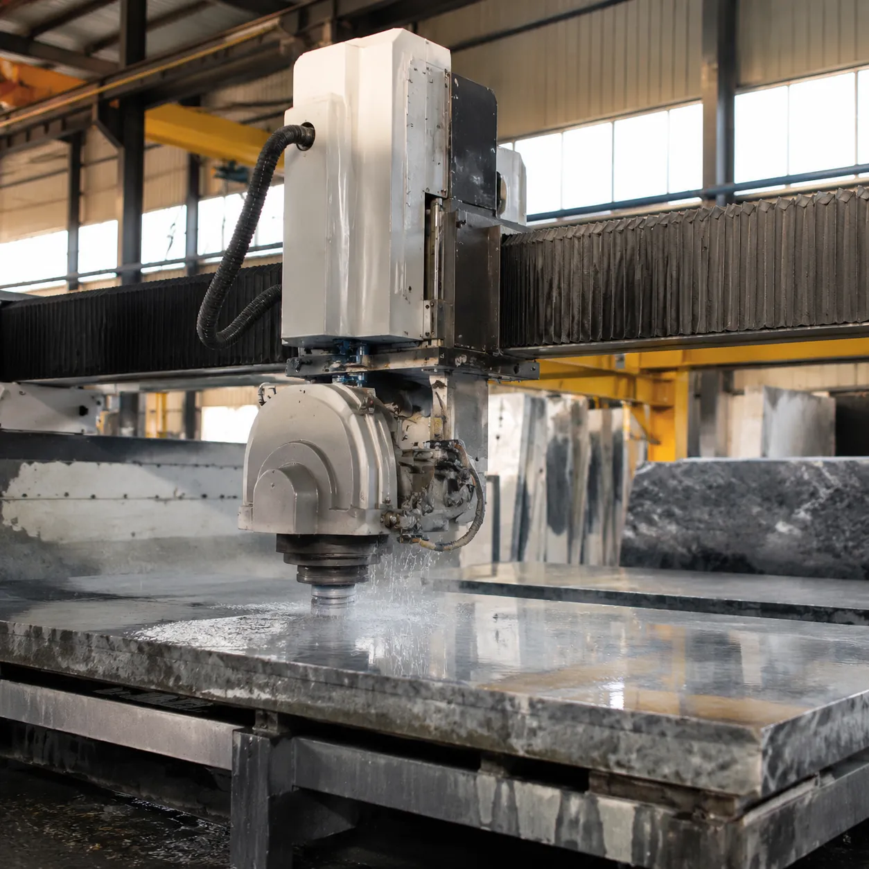 harsh environment stone cnc router center features