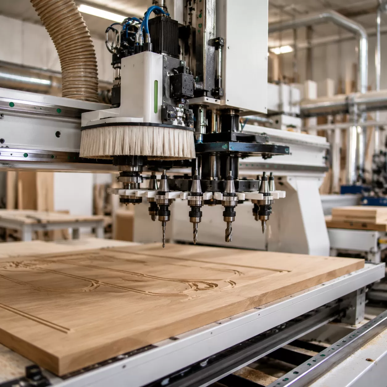 Holz-CNC-Fräsmaschine mit Werkzeugwechsler Spezifikationen