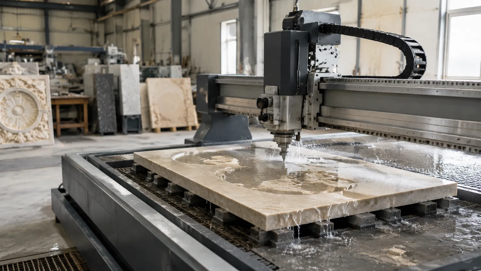 4x8ft CNC Stone Router versatility