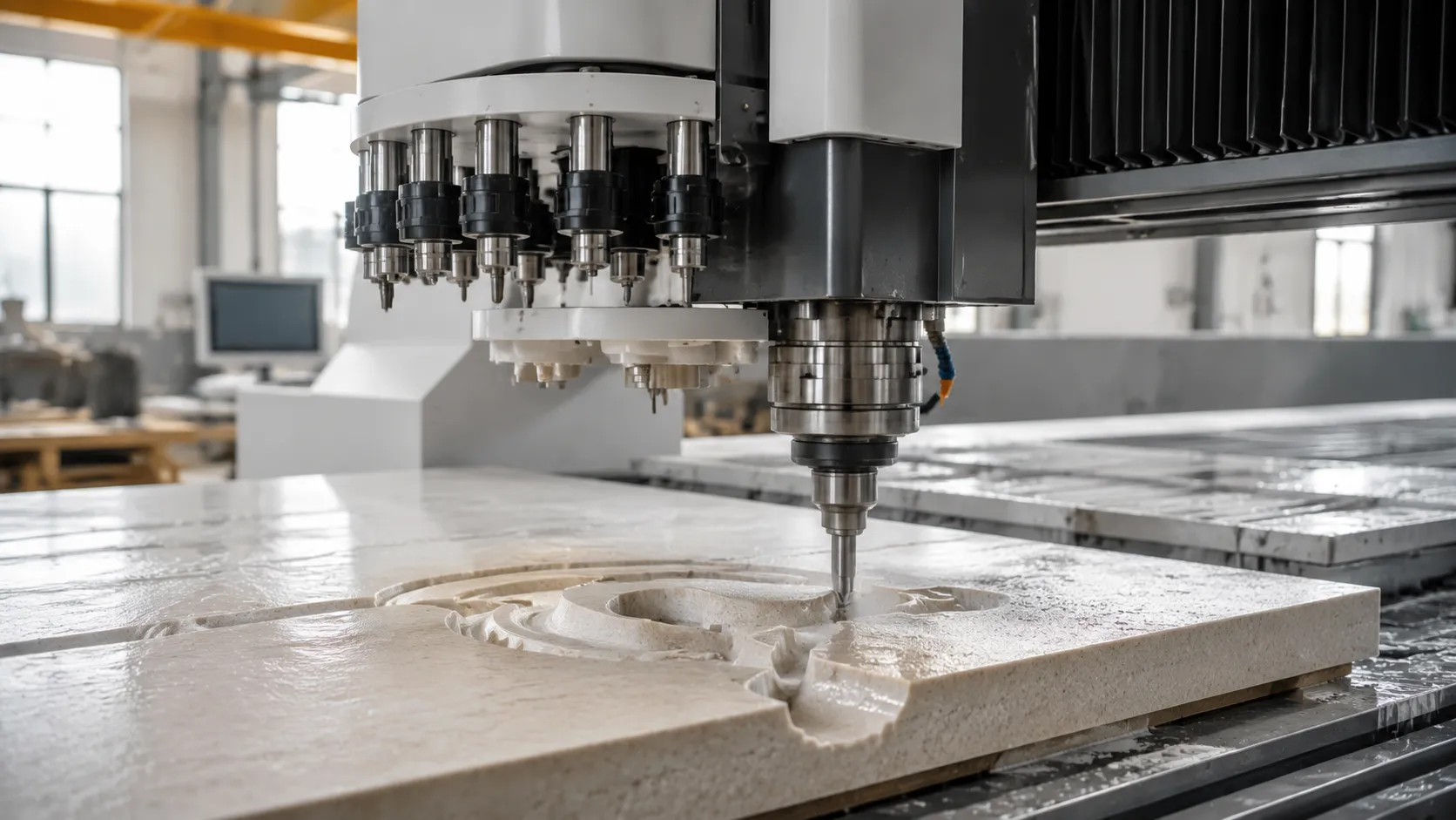 Atc stone cnc router application