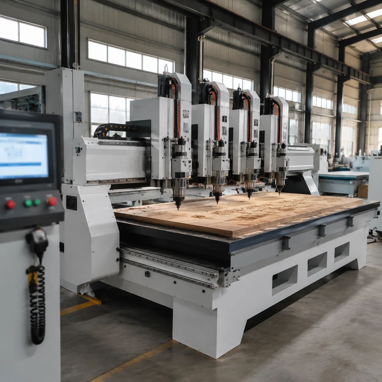 China multi-heads stone cnc router