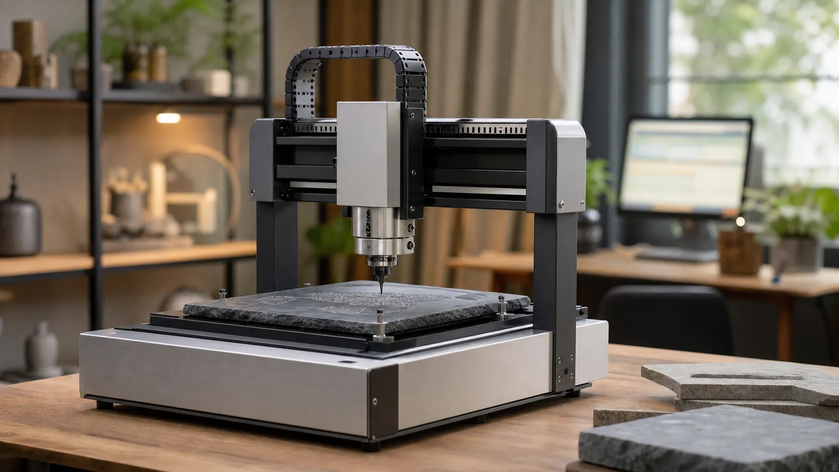 Kleine CNC-Steinschneidemaschine für kompakte Granit- und Marmorwerkstätten