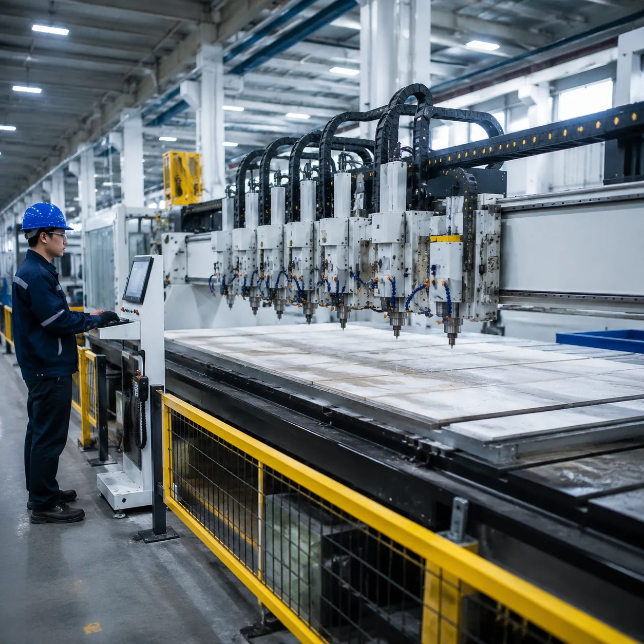 china multi-heads stone cnc router factory direct