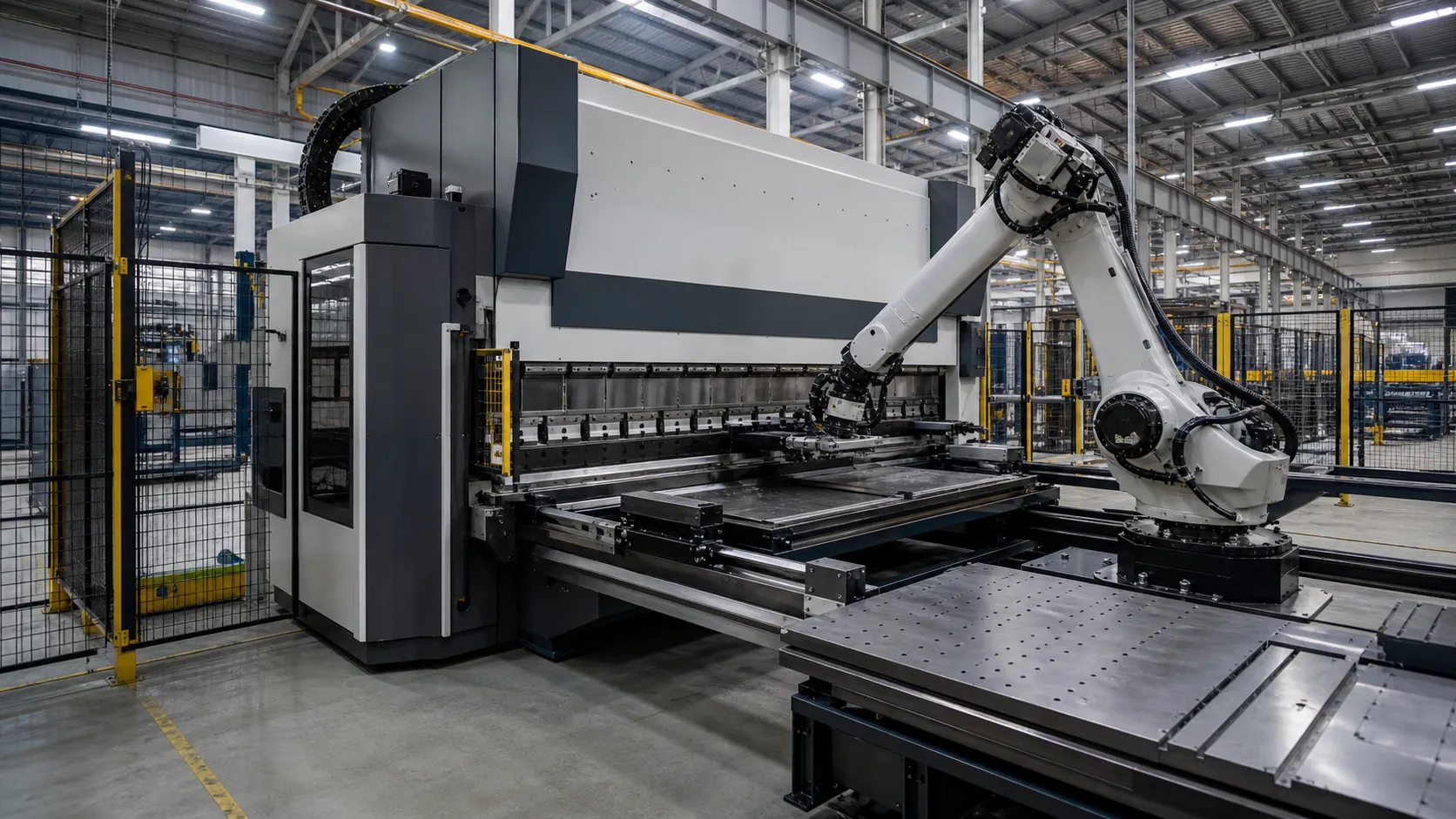 Kundenspezifische robotergesteuerte CNC-Biegemaschine für Blech