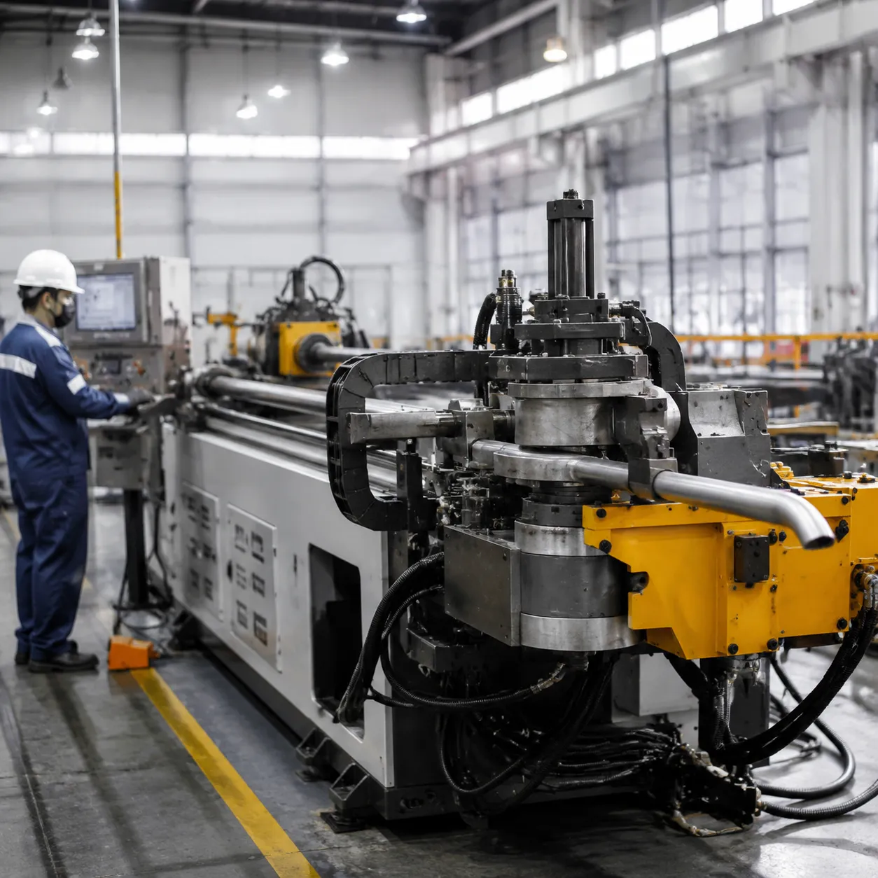 CNC rotary cold bending machines with mandrel tube bender for precision tube forming